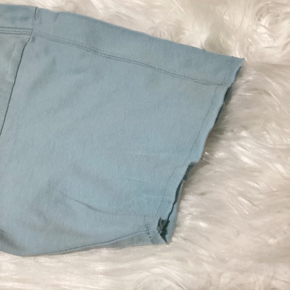 Abercrombie & Fitch Men’s SkyBlue Crew Neck Pocket Undone Hems - Picture 3 of 5